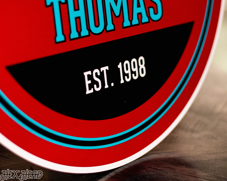 Arizona Diamondbacks Personalized Monogram Metal Art