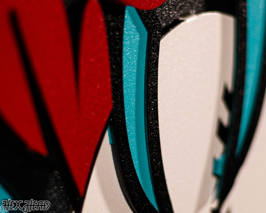 Arizona Diamondbacks Mascot 3D Vintage Metal Wall Art