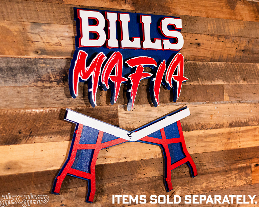 Breaking Mafia Buffalo Table 3D Vintage Metal Wall Art