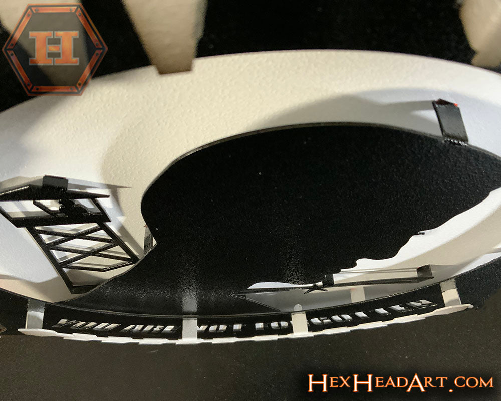 POW MIA "Never Forgotten" 3D Vintage Metal Wall Art