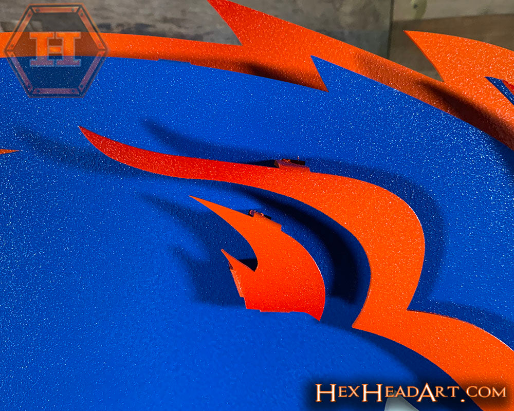 Boise State Broncos 3D Vintage Metal Wall Art