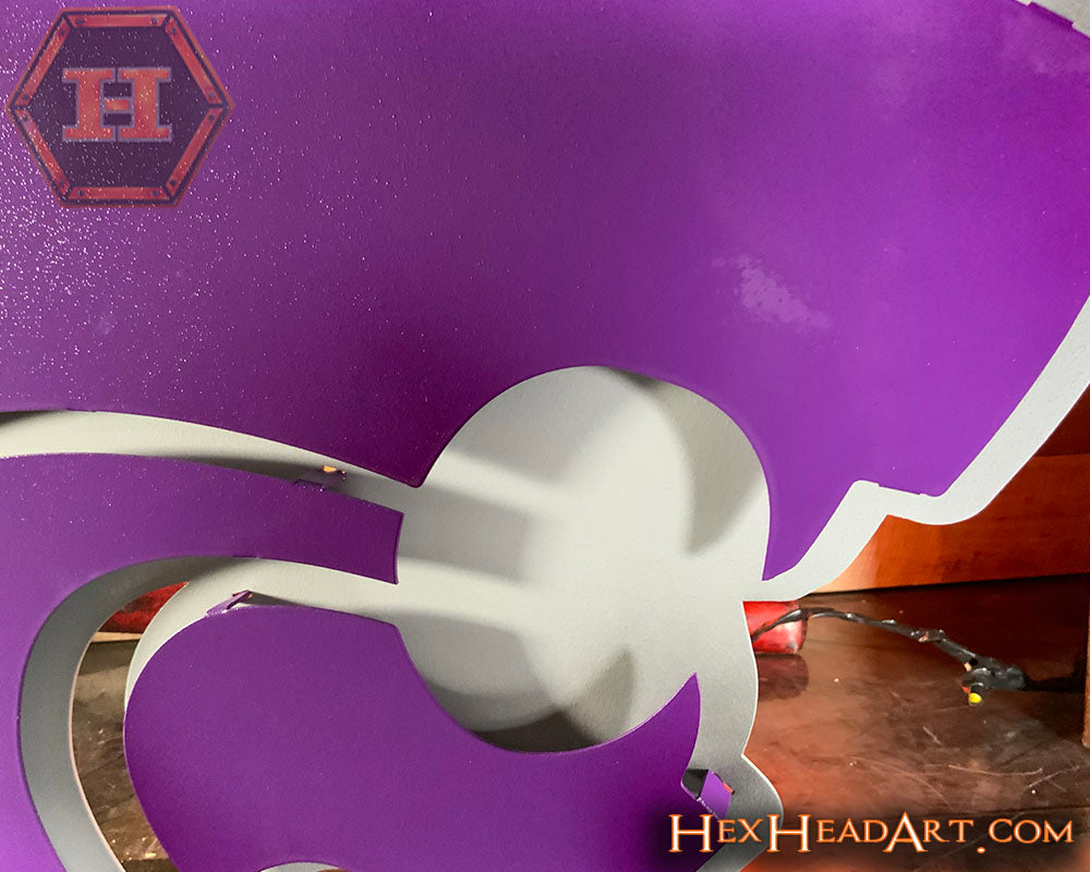 Kansas State Wildcat Mascot 3D Vintage Metal Wall Art