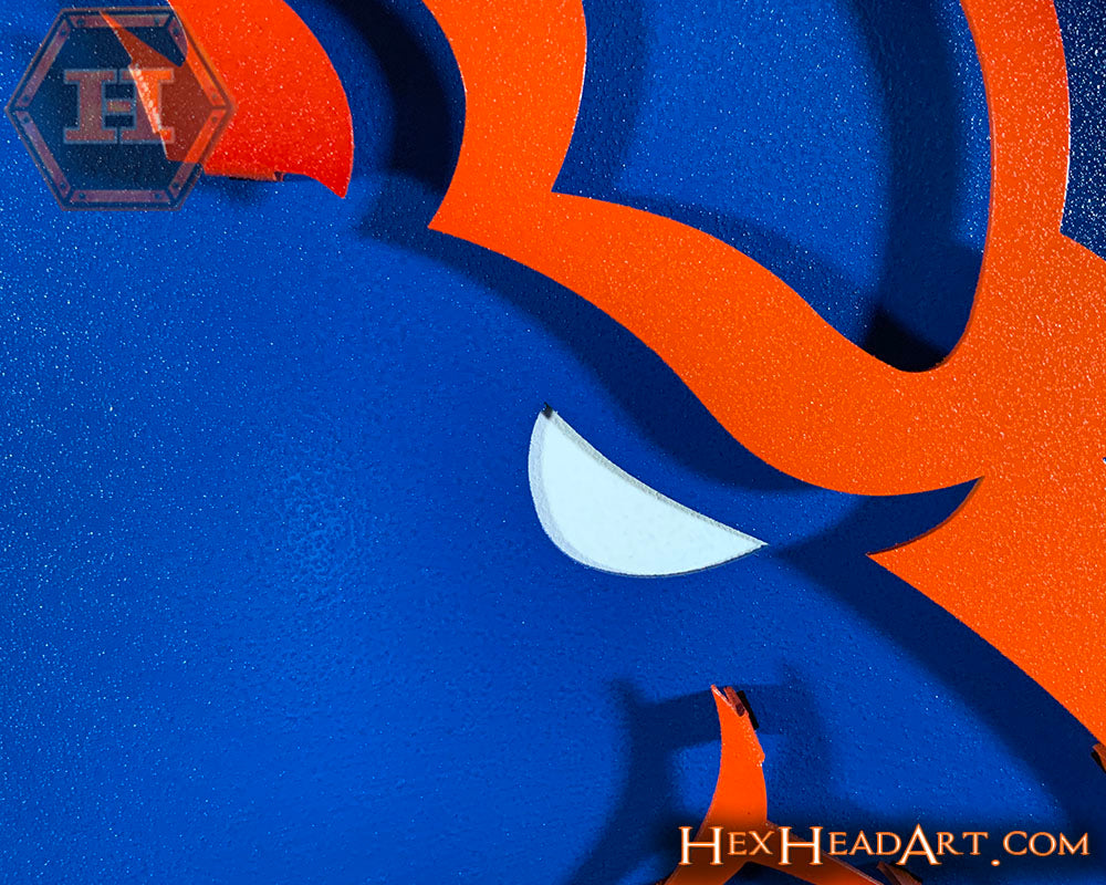 Boise State Broncos 3D Vintage Metal Wall Art