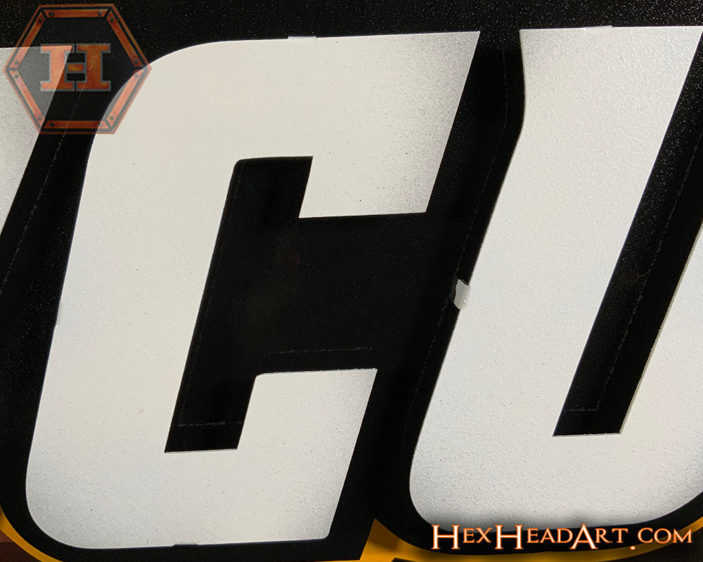 Virginia Commonwealth Rams "VCU" 3D Vintage Metal Wall Art