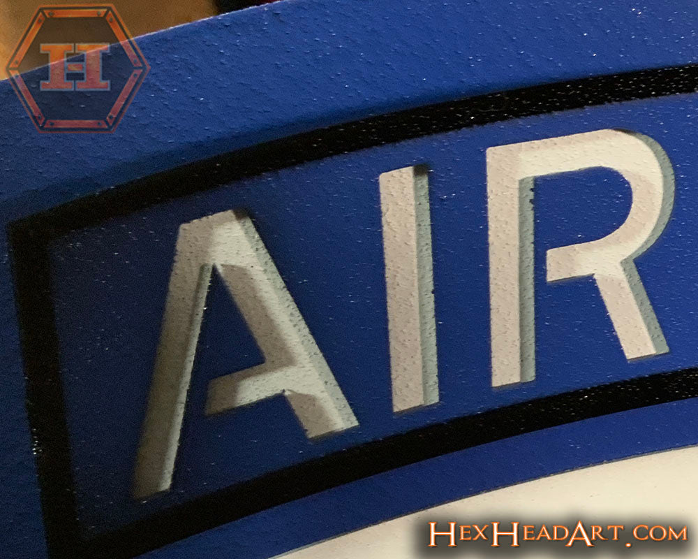 US Army 82nd Airborne "AA" Patch 3D Metal Wall Art