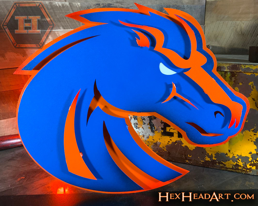 Boise State Broncos 3D Metal Art