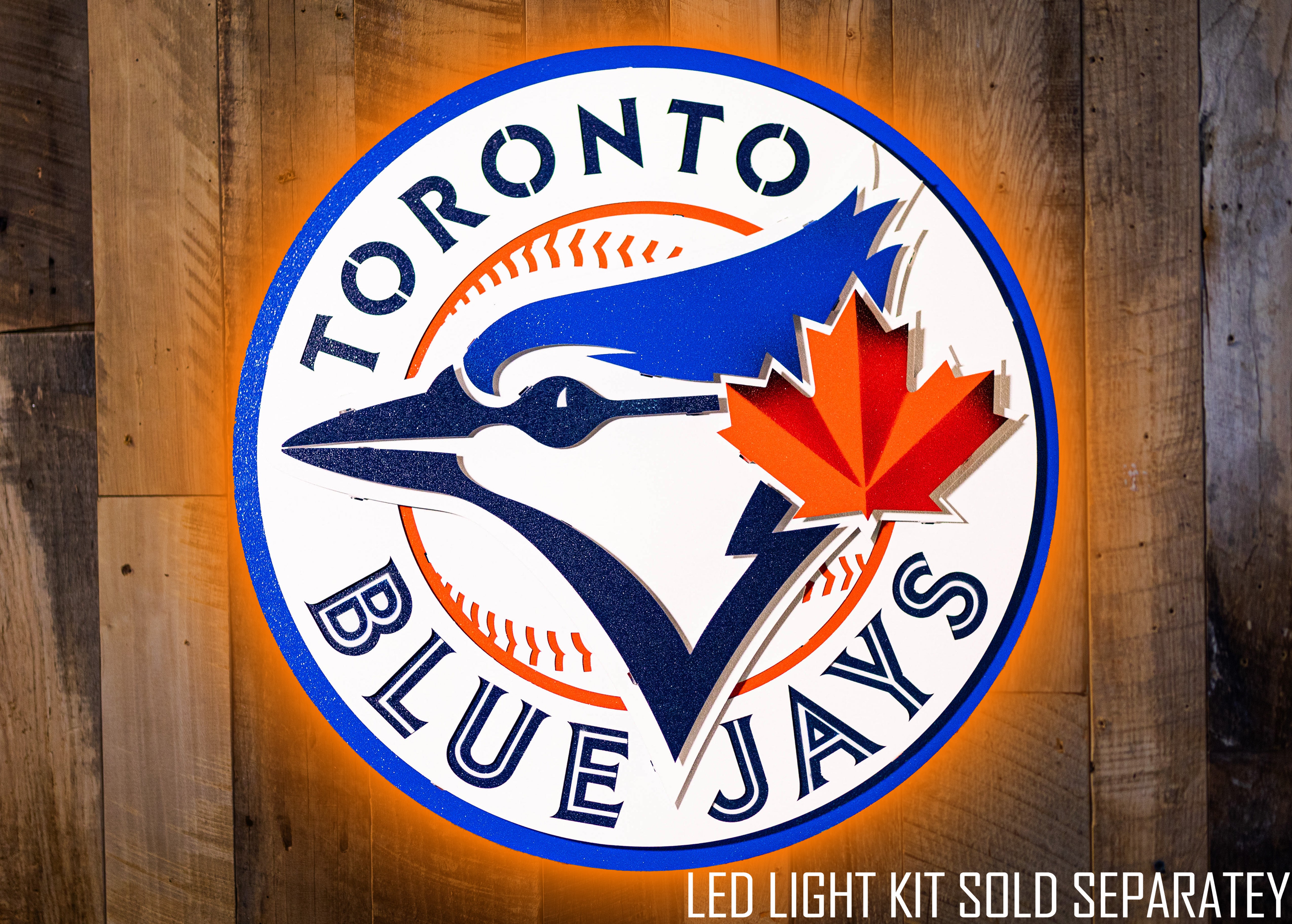 Toronto Blue Jays Crest 3D Metal Wall Art