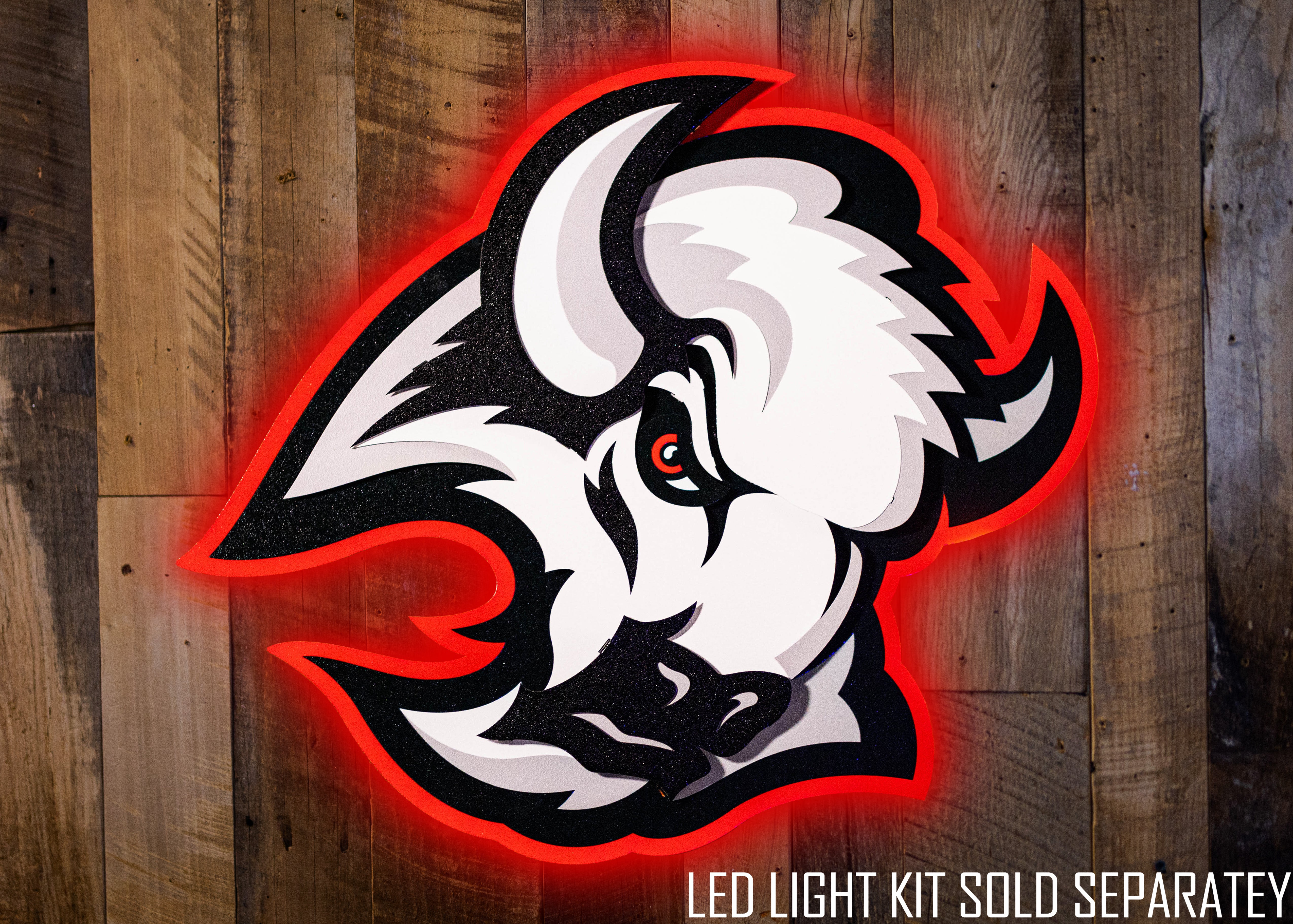 Buffalo Sabres "GOATHEAD" NHL 3D Vintage Metal Wall Art