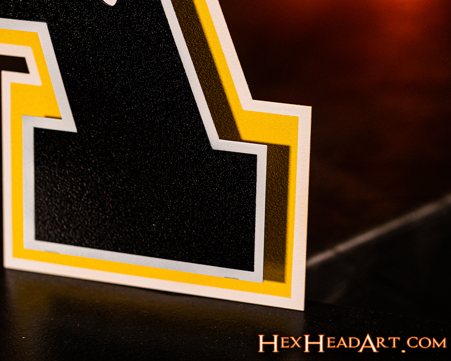 Appalachian State Mountaineers Logo 3D Vintage Metal Wall Art