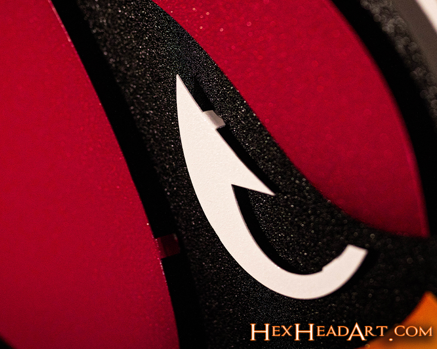 Arizona Cardinals Mascot 3D Vintage Metal Wall Art