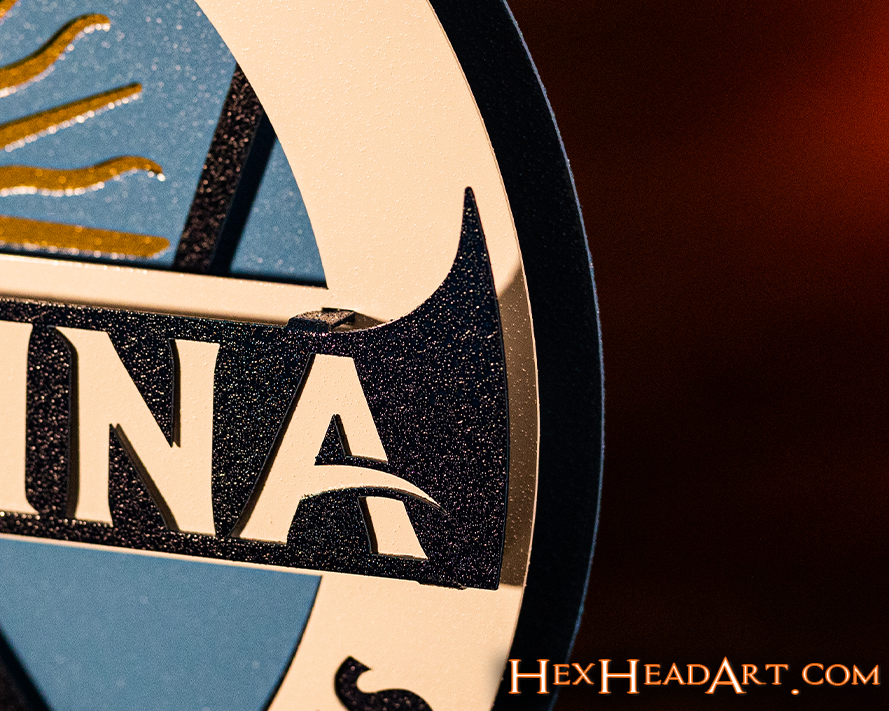 Argentina World Cup 2022 Champions Gift Size 3D Metal Wall Art