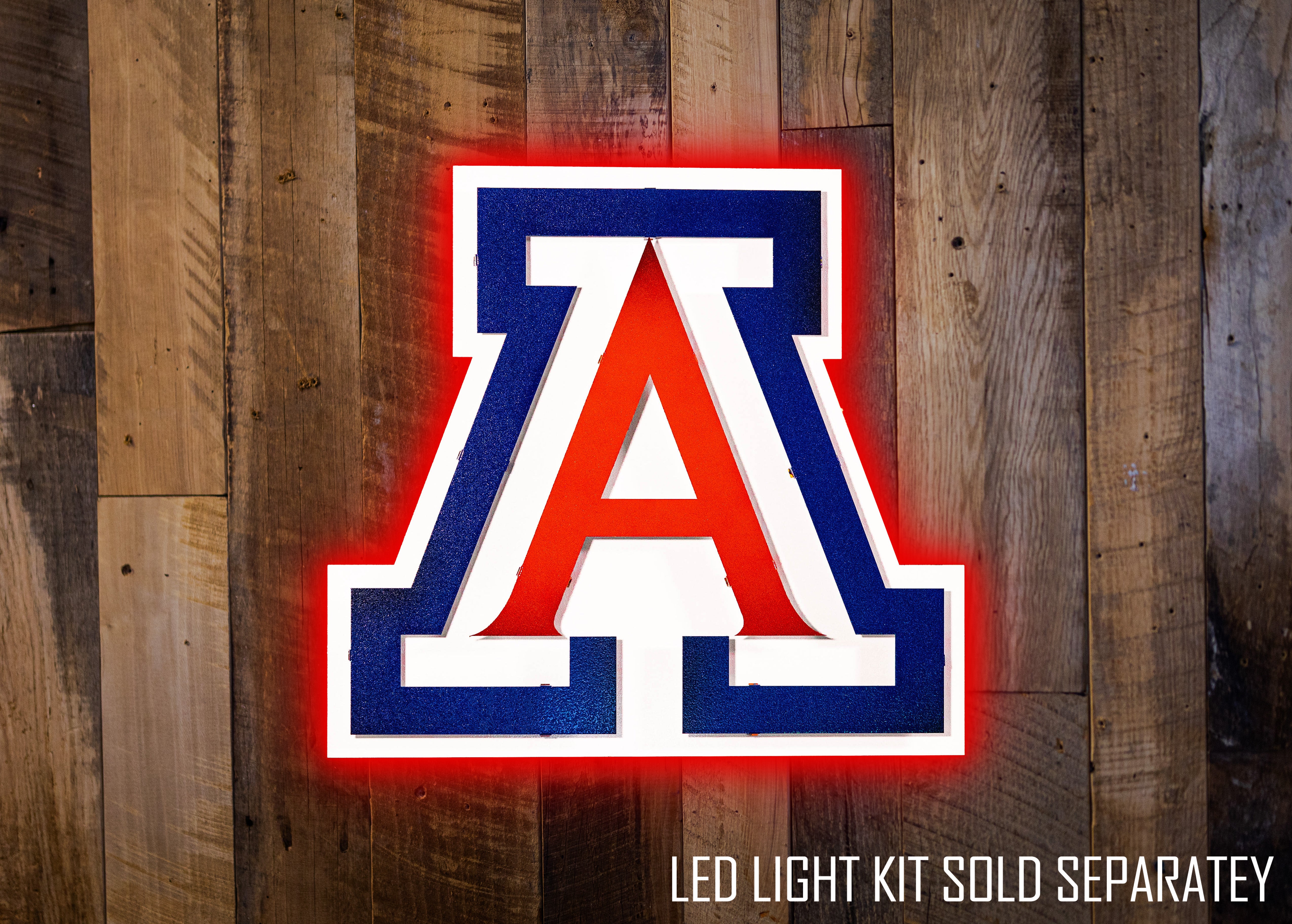 Arizona Wildcats "A" 3D Vintage Metal Wall Art