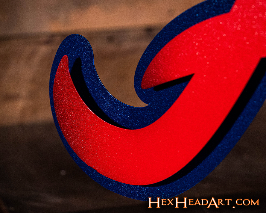 Atlanta Braves "A" 3D Metal Wall Art