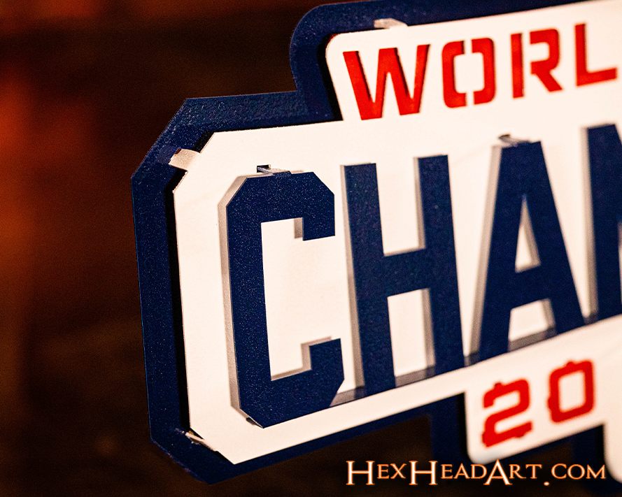 Atlanta Braves 2021 WORLD SERIES CHAMPIONS 3D Metal Wall Art