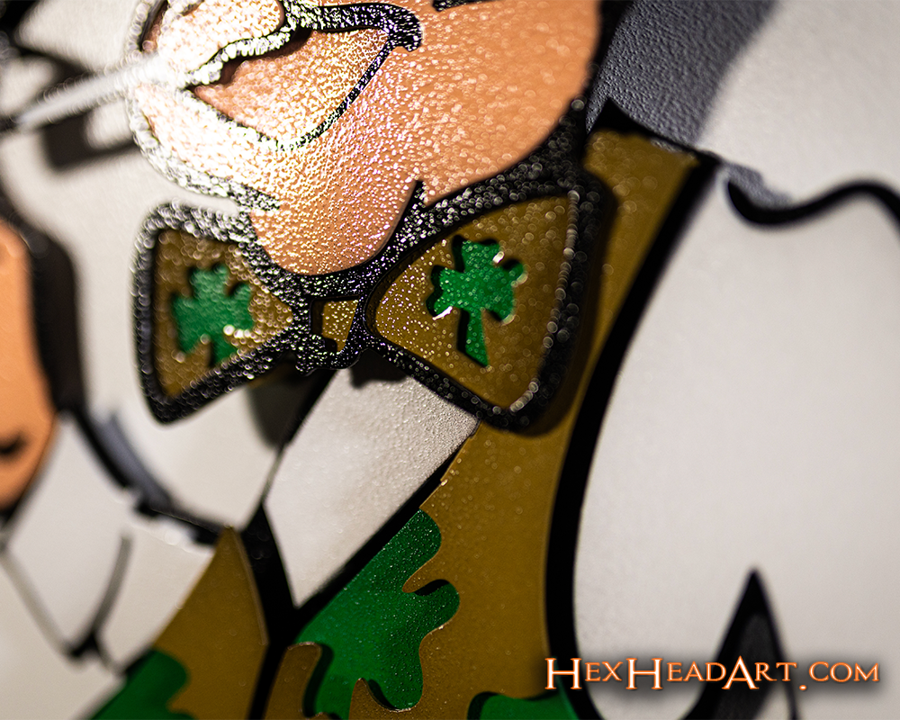 Boston Celtics NBA 3D Vintage Metal Wall Art