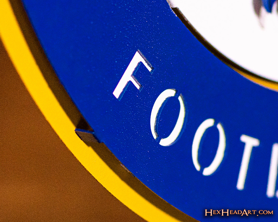 Chelsea Football Club 3D Vintage Metal Wall Art