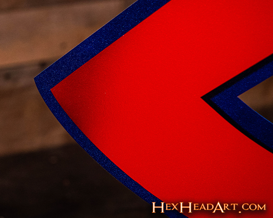 CLOSE OUT - Cleveland Indians Retro C Logo 3D Metal Wall Art