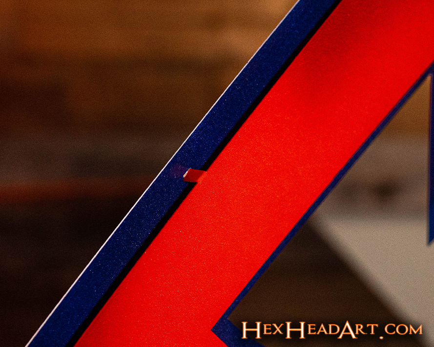 CLOSE OUT - Cleveland Indians Retro C Logo 3D Metal Wall Art