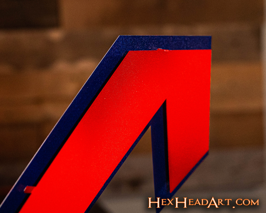 CLOSE OUT - Cleveland Indians Retro C Logo 3D Metal Wall Art