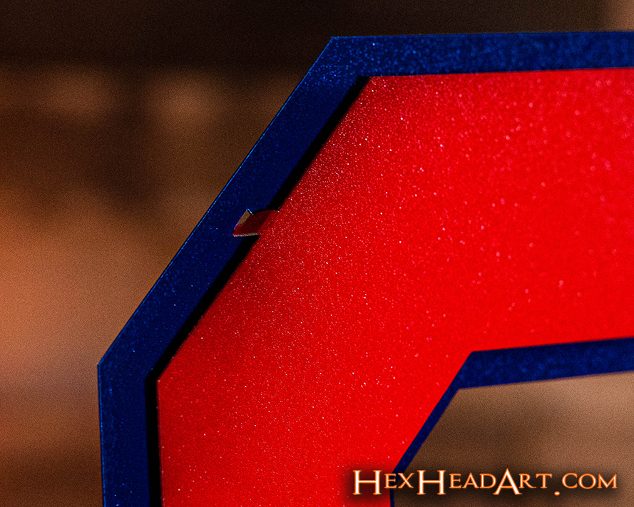 Cleveland Indians Block "C" Layered 3D Metal Wall Art