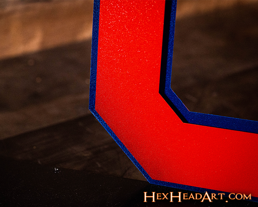 Cleveland Indians Block "C" Layered 3D Metal Wall Art