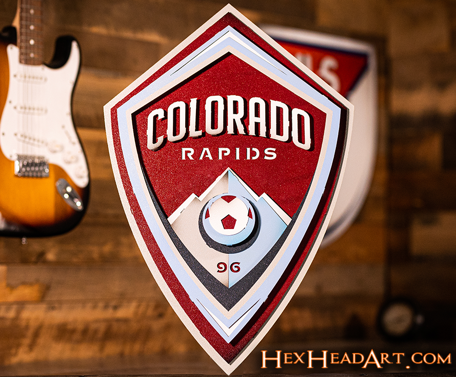 Colorado Rapids 3D Metal Wall Art