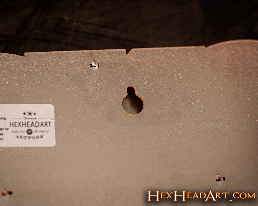 Denver Broncos Namemark 3D Vintage Metal Wall Art