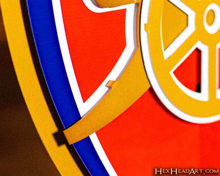Arsenal FC 3D Vintage Metal Wall Art