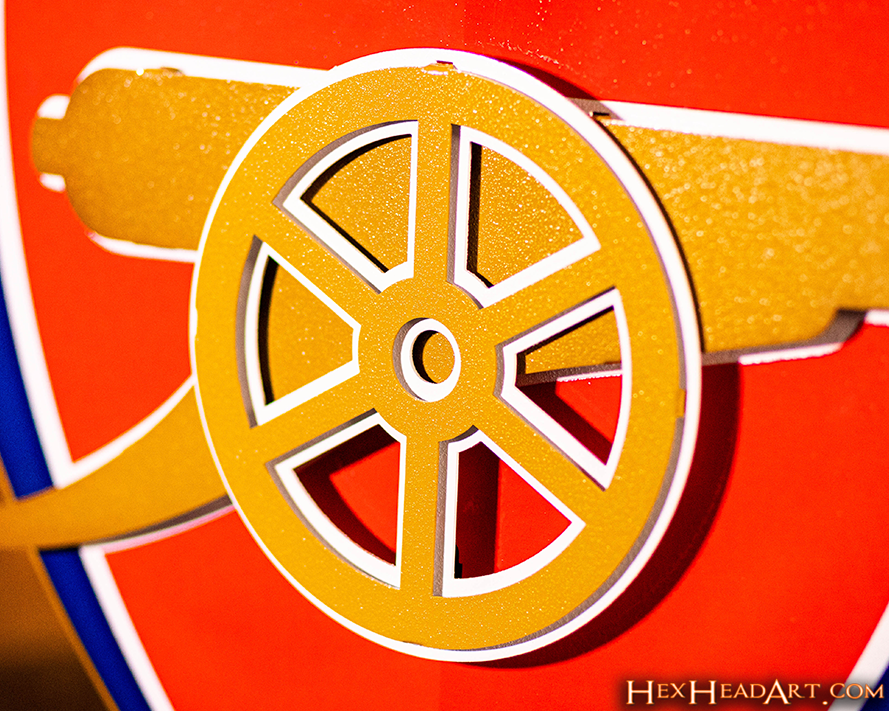 Arsenal FC 3D Vintage Metal Wall Art