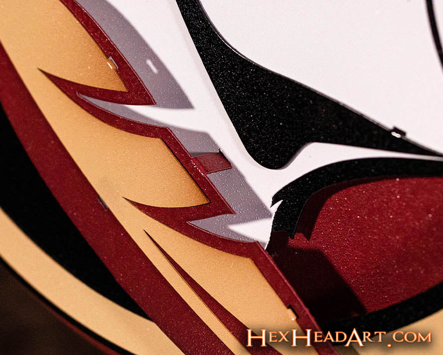 Florida State Seminole Crest 3D Vintage Metal Wall Art