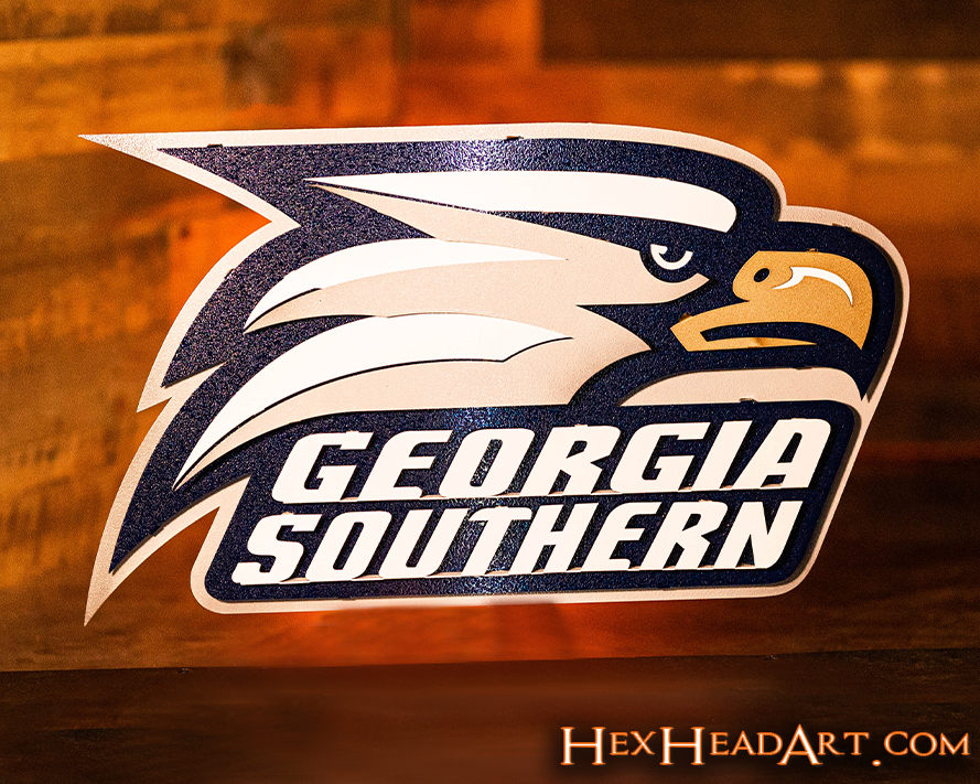 Georgia Southern 3D Metal Wall Art
