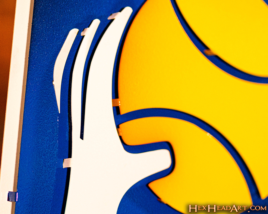 Indiana Pacers RETRO "1967-1990" 3D Vintage Metal Wall Art