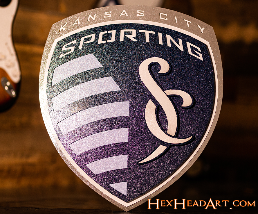 CLOSE OUT - Sporting Kansas City 3D Vintage Metal Wall Art