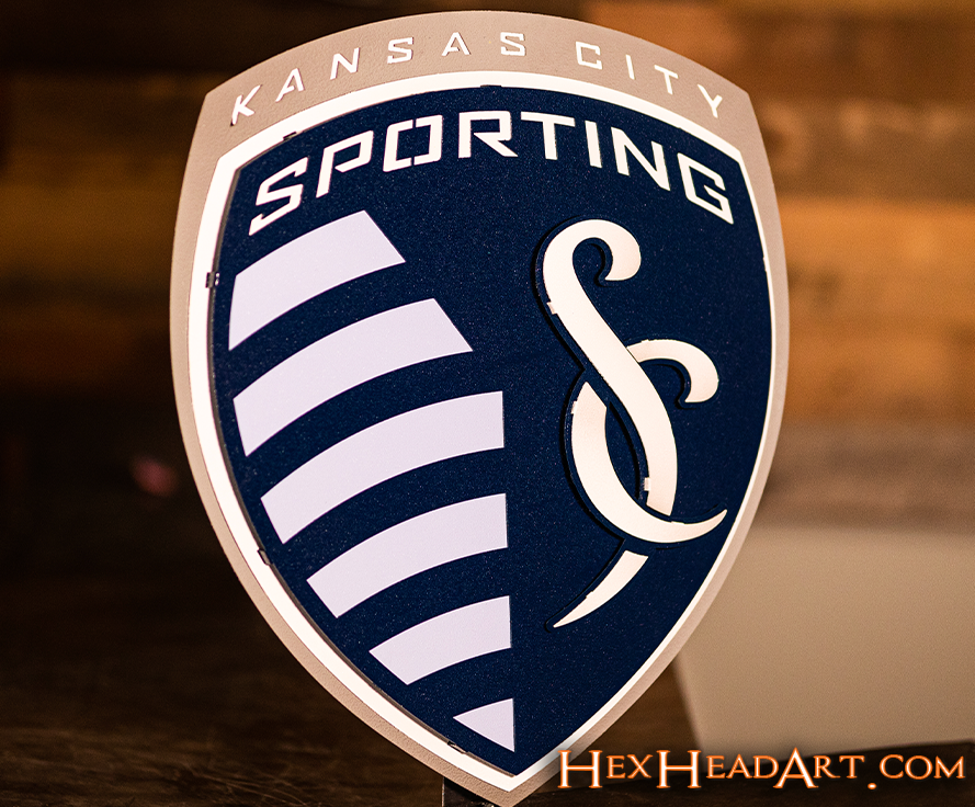 CLOSE OUT - Sporting Kansas City 3D Vintage Metal Wall Art