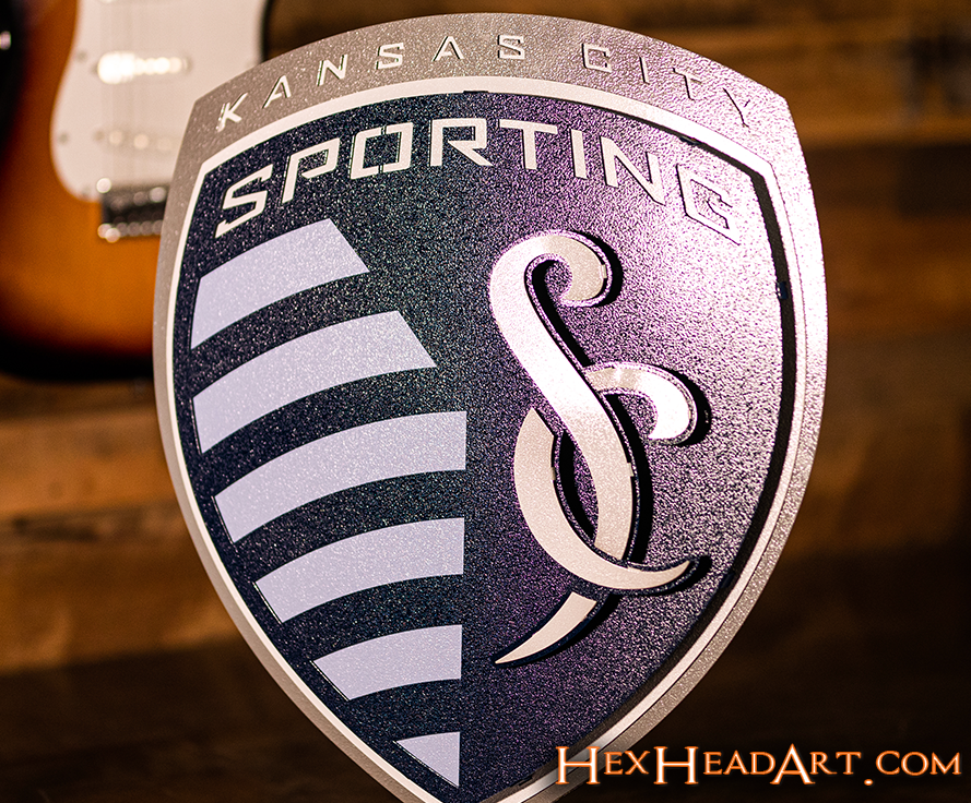 CLOSE OUT - Sporting Kansas City 3D Vintage Metal Wall Art