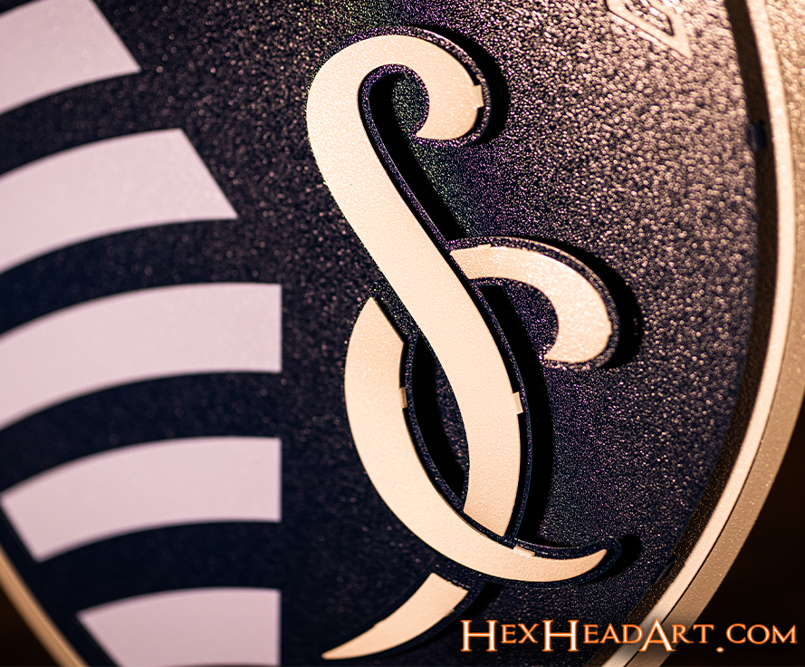 CLOSE OUT - Sporting Kansas City 3D Vintage Metal Wall Art