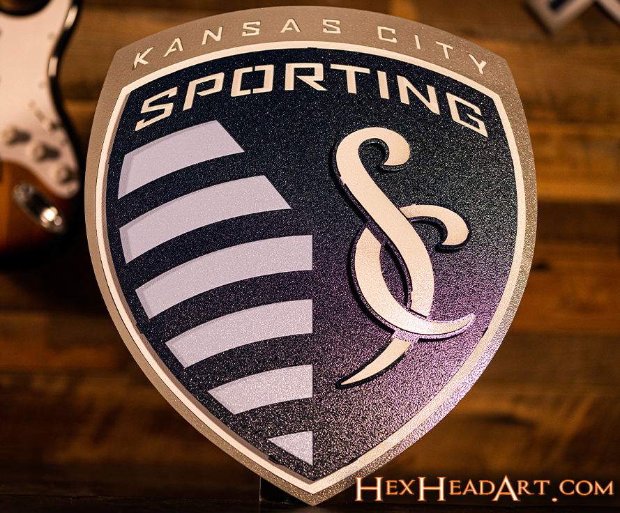 CLOSE OUT - Sporting Kansas City 3D Vintage Metal Wall Art