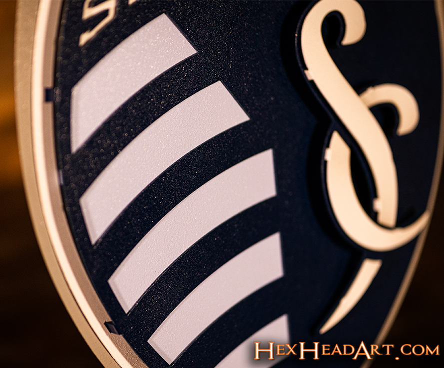 CLOSE OUT - Sporting Kansas City 3D Vintage Metal Wall Art