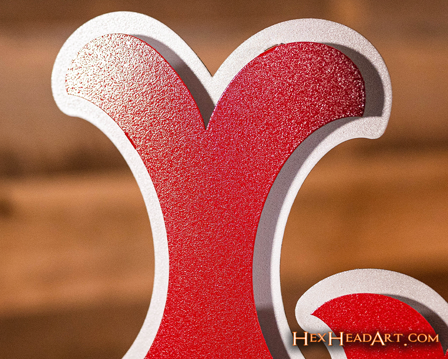 Los Angeles Angels "LA" Cooperstown 1961-1965 3D Vintage Metal Wall Art