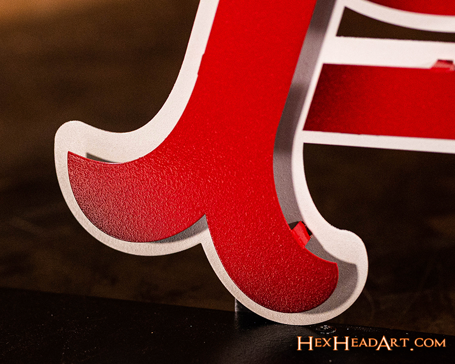 Los Angeles Angels "LA" Cooperstown 1961-1965 3D Vintage Metal Wall Art