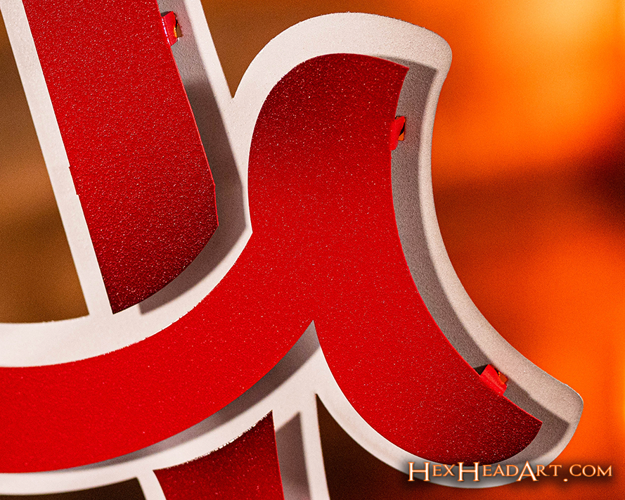 Los Angeles Angels "LA" Cooperstown 1961-1965 3D Vintage Metal Wall Art