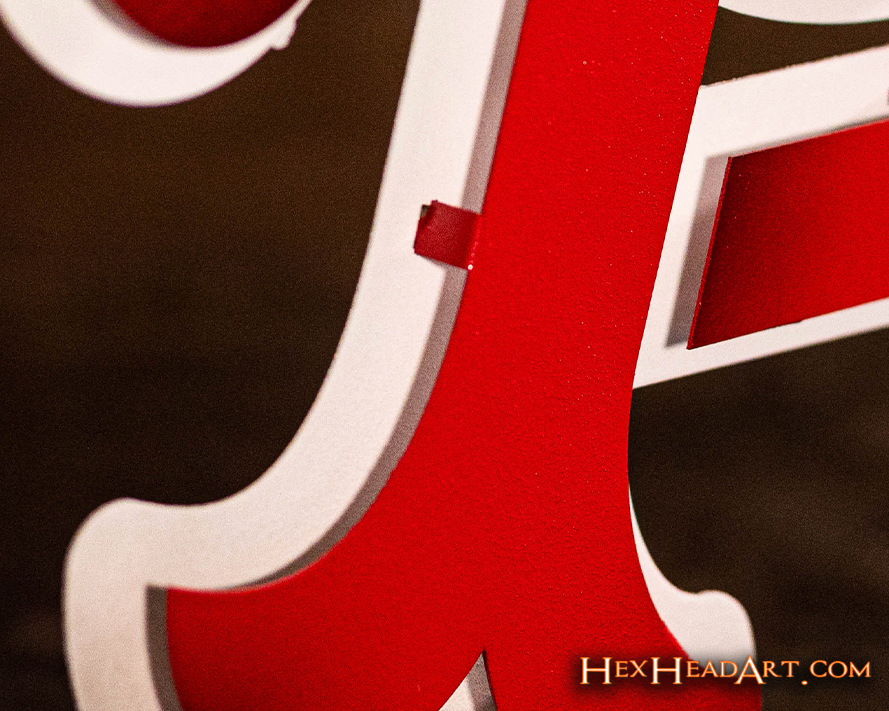 Los Angeles Angels "LA" Cooperstown 1961-1965 3D Vintage Metal Wall Art