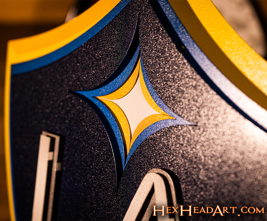 CLOSE OUT - LA Galaxy 3D Vintage Metal Wall Art