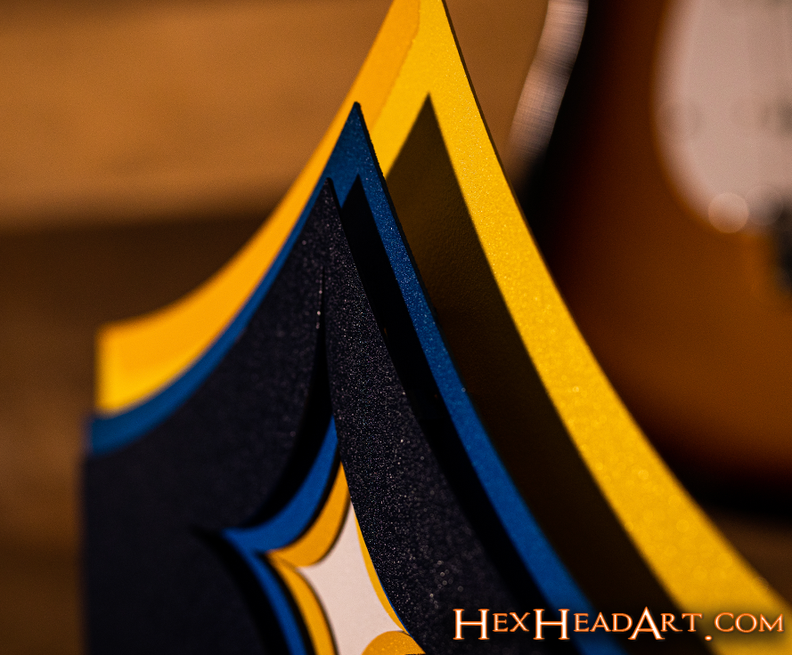 CLOSE OUT - LA Galaxy 3D Vintage Metal Wall Art