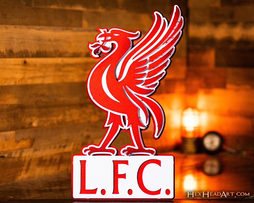 Liverpool FC 3D Vintage Metal Wall Art