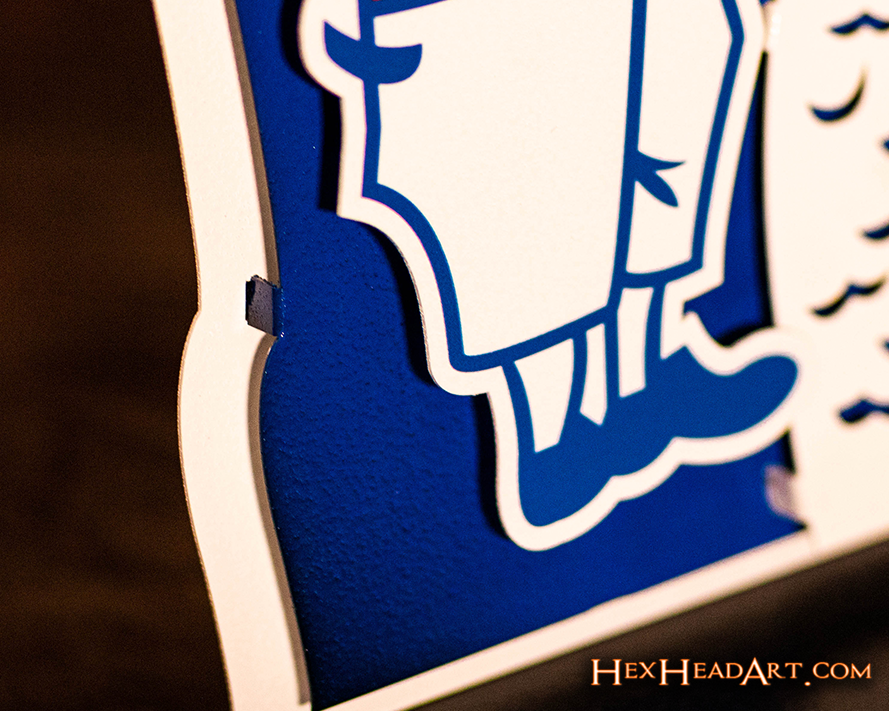 Minnesota Twins " Minnie and Paul" Cooperstown Logo 3D Metal Wall Art