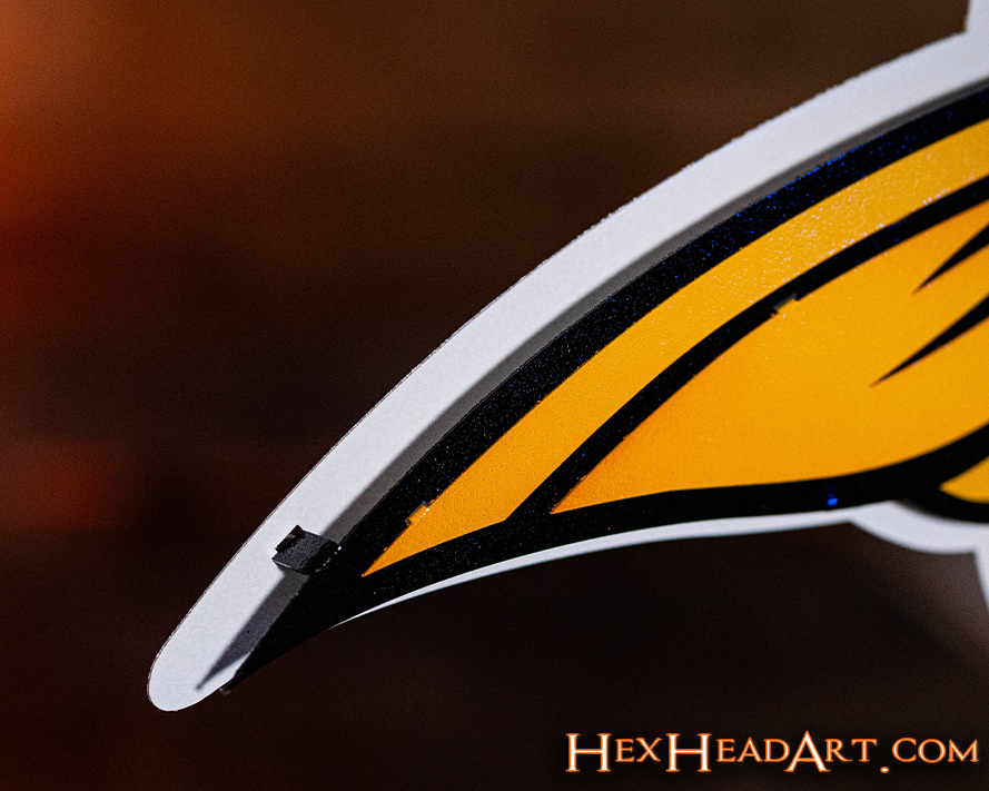 Minnesota Vikings "Norseman" 3D Vintage Metal Wall Art