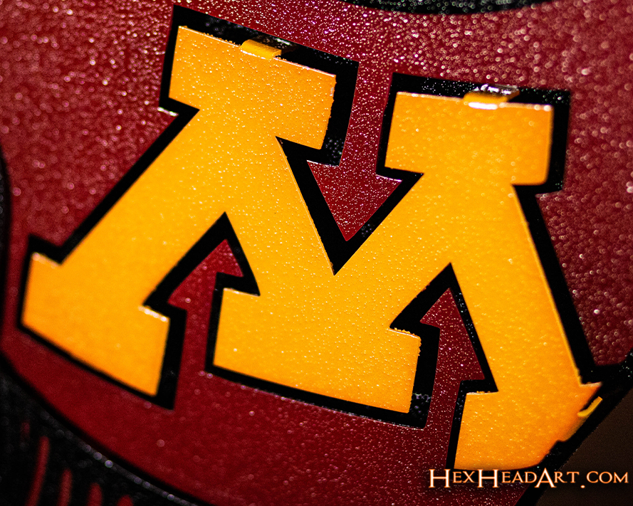 Minnesota Gophers "Goldy" Mascot, 3D Vintage Metal Wall Art