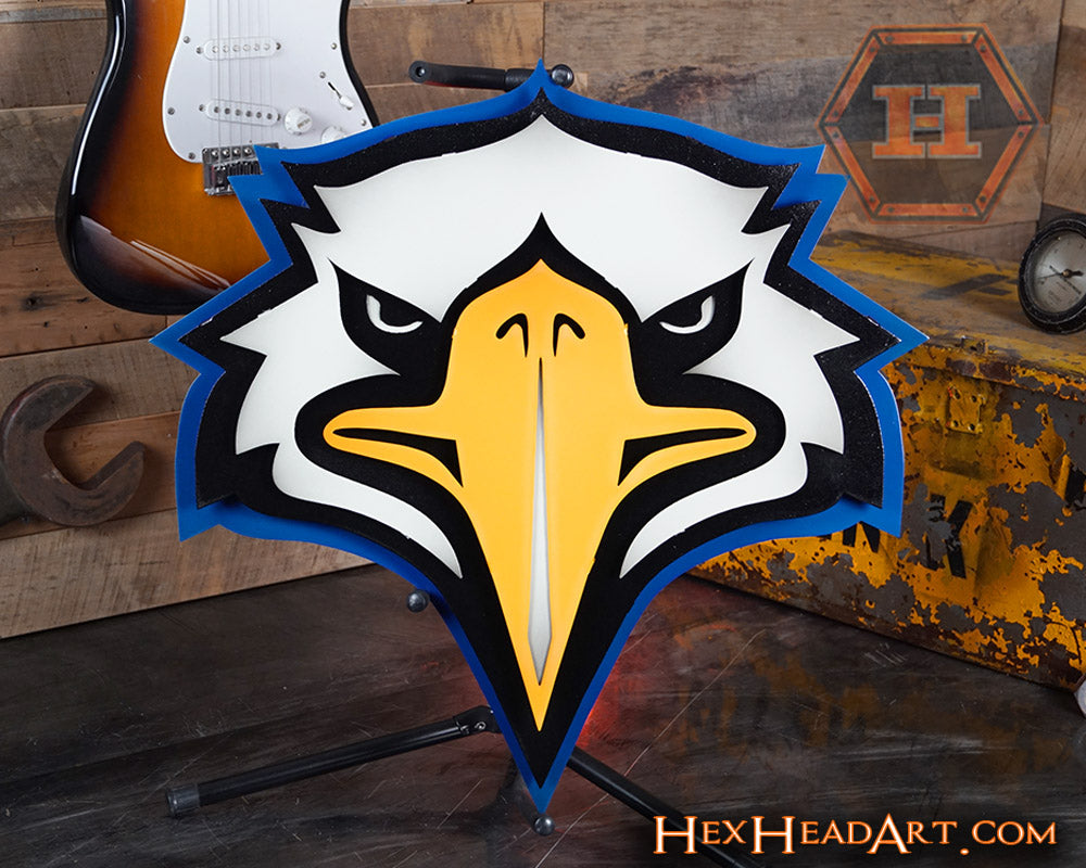 Morehead Eagles Mascot 3D Metal Wall Art