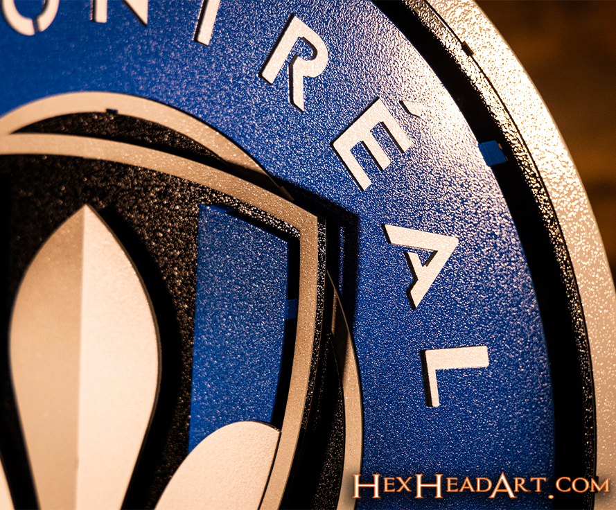 CLOSE OUT - CF Montreal 3D Vintage Metal Wall Art